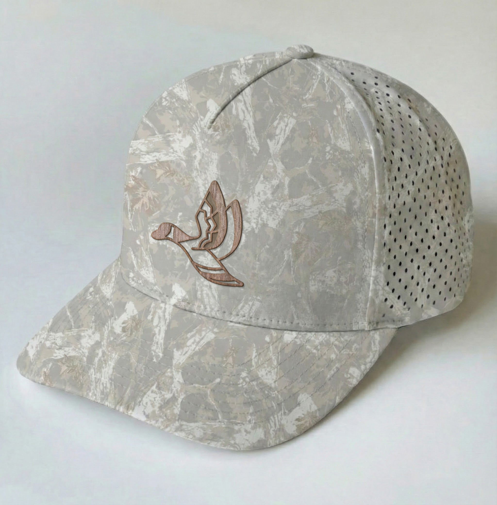 DUCK No. 001 - Real Wood Patch Hat