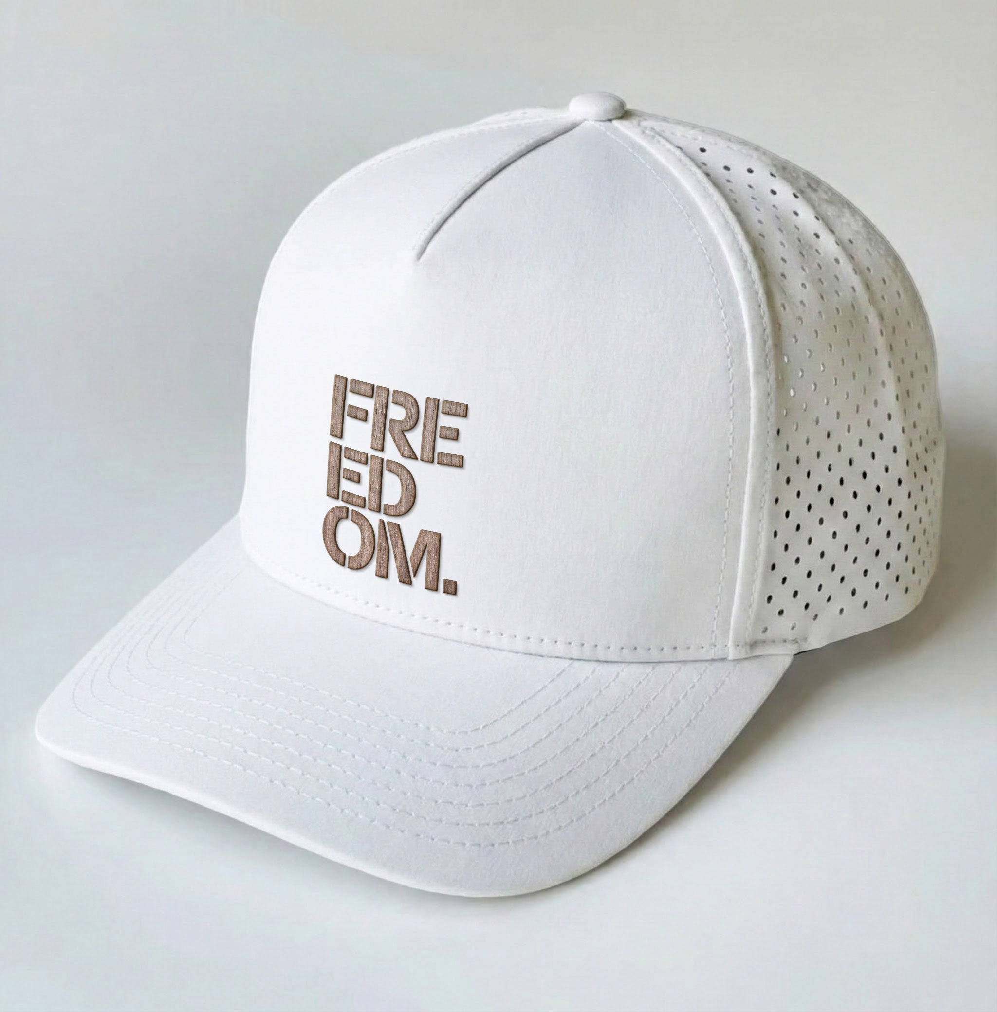 FREEDOM Real Wood Patch Hat