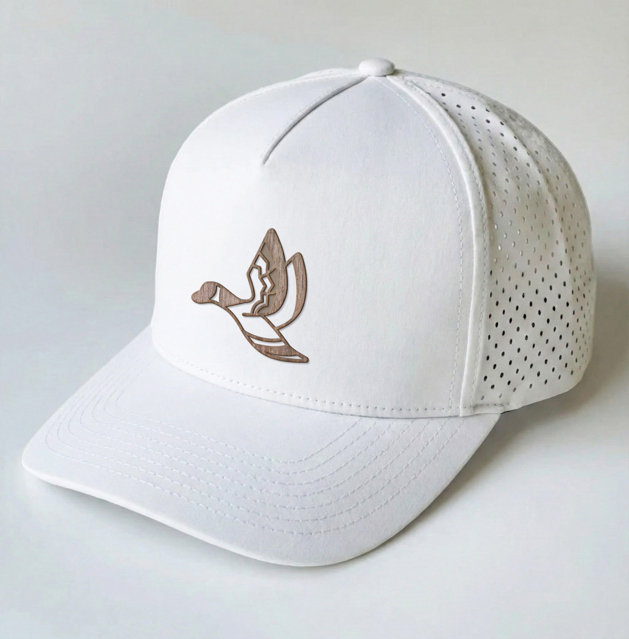 DUCK No. 001 - Real Wood Patch Hat