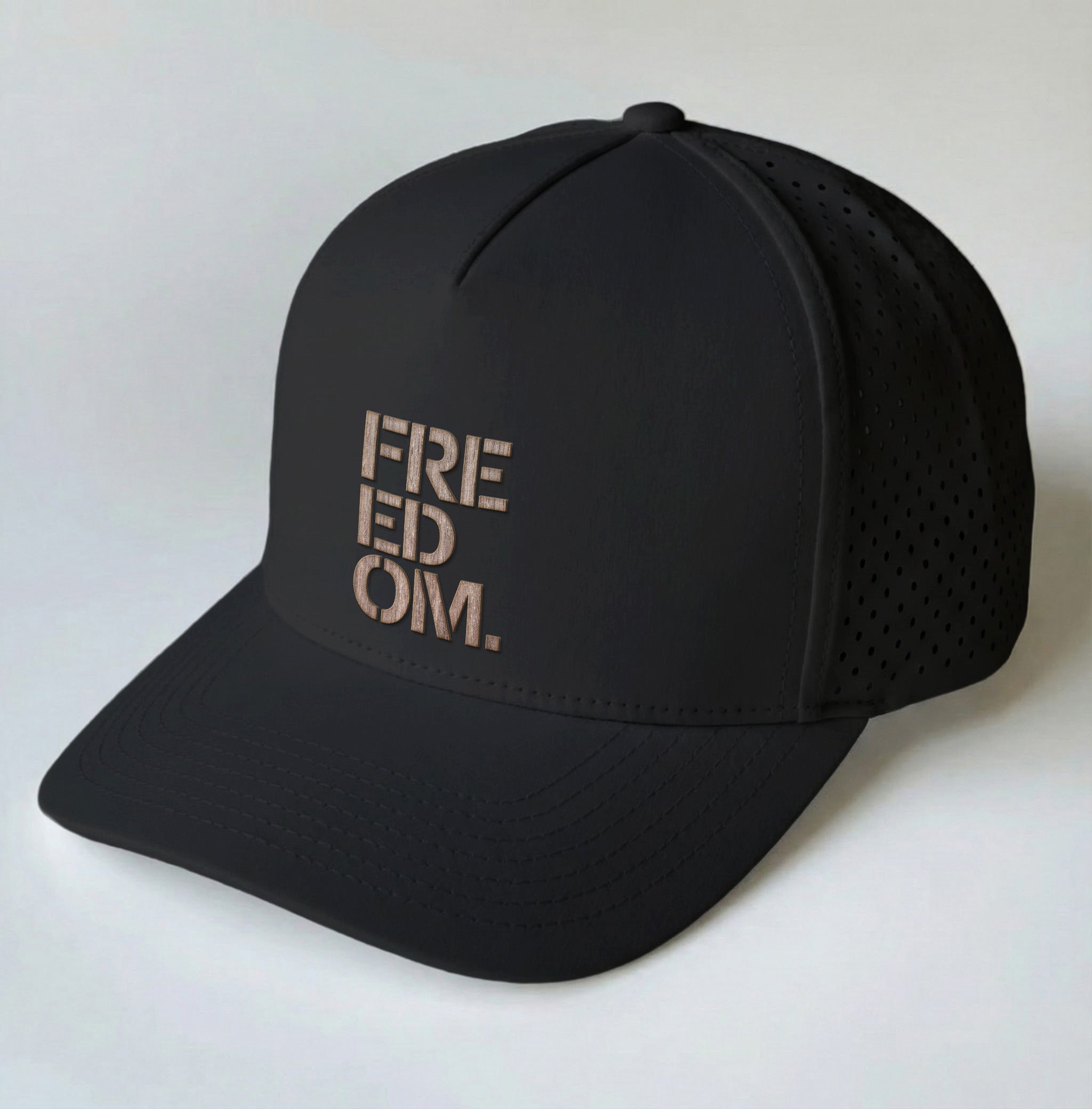 FREEDOM Real Wood Patch Hat