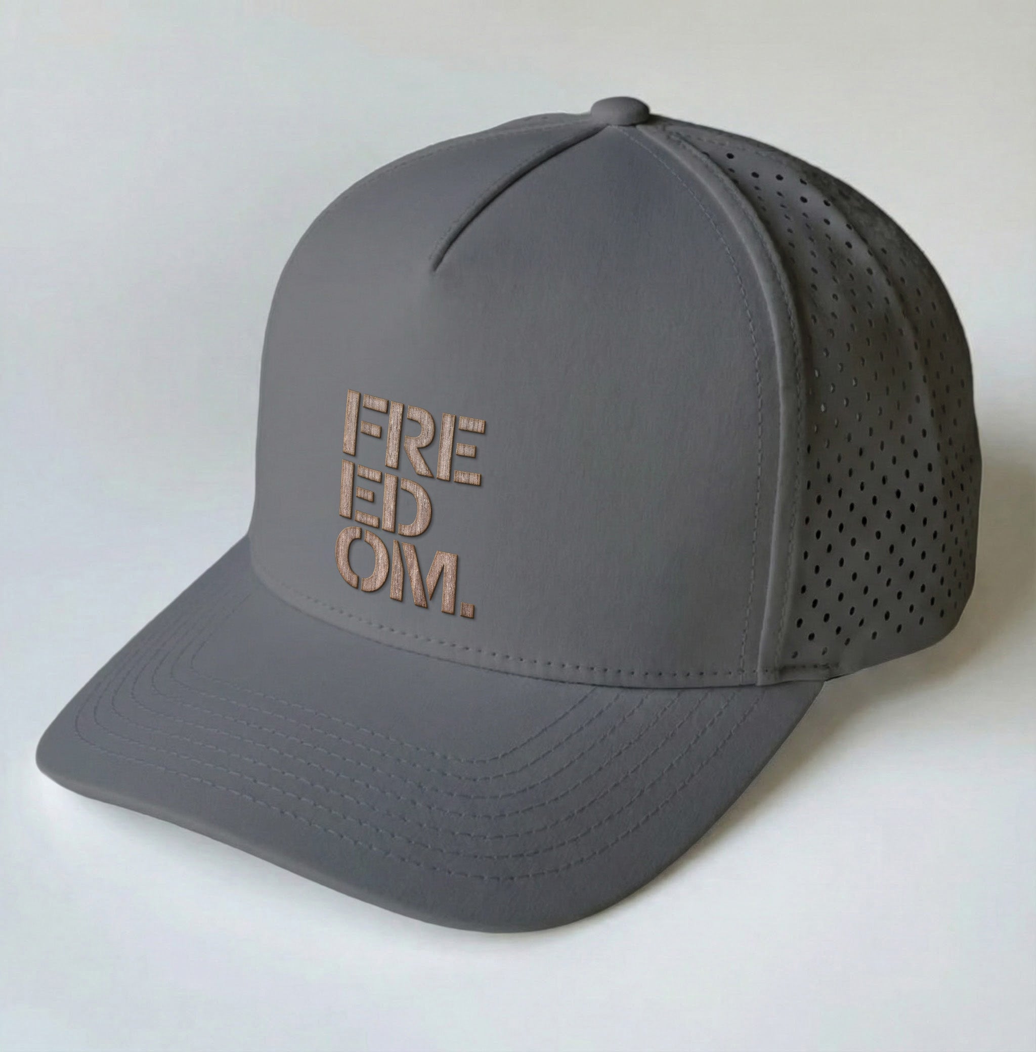 FREEDOM Real Wood Patch Hat